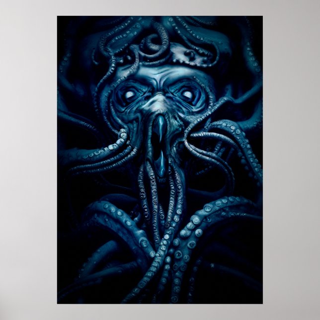 Antigamente Horror Eldtich: Poster Kraken de Deep  (Frente)