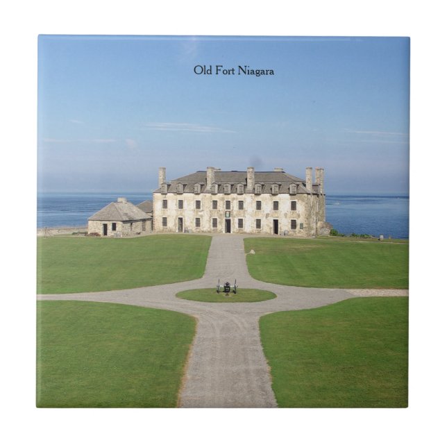 Antigo azulejo Forte Niagara Barracks (Frente)