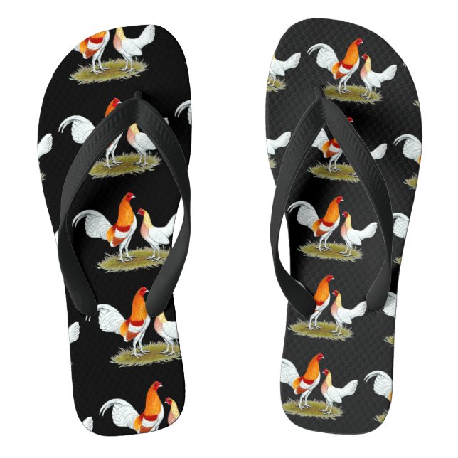 Antigo Bantam do Jogo Inglês:  Chinelos de Estilo  (Pé da cama)