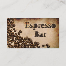 Antigo Bar Espresso Hessiano - Cartão de visita
