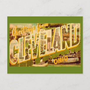 Antigo cartão postal de Cleveland Ohio