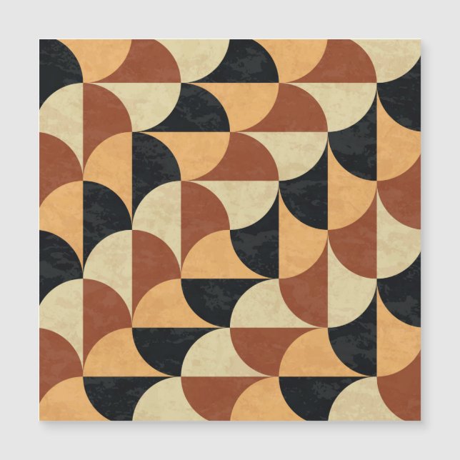 Antigo chão de mármore, textura geométrica perfeit (Frente)