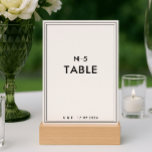 Antigo Dinheiro | Cartão de número da mesa de casa<br><div class="desc">Antigo Dinheiro | Cartão de número da mesa de casamento Silencioso de Luxo</div>