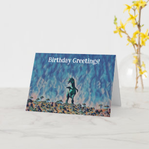 Antigo Dinossauro Antigo Timer Engraçado Cartão de