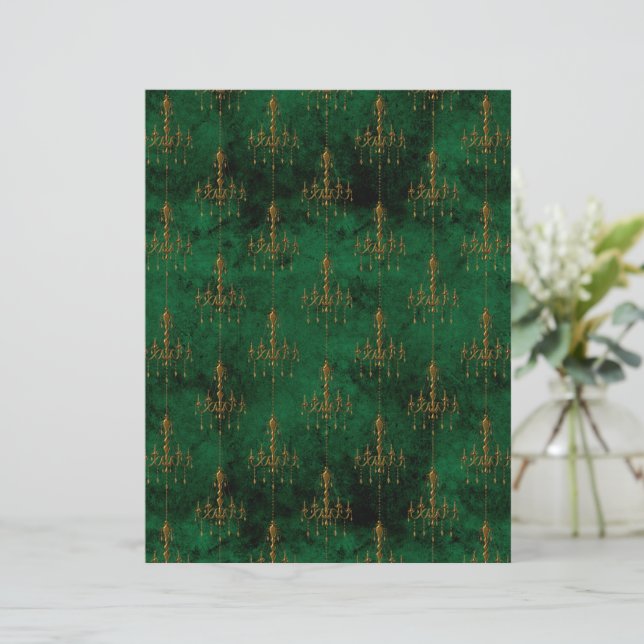 Antigo e Dourado Livro Branco francês (Em pé/Frente)