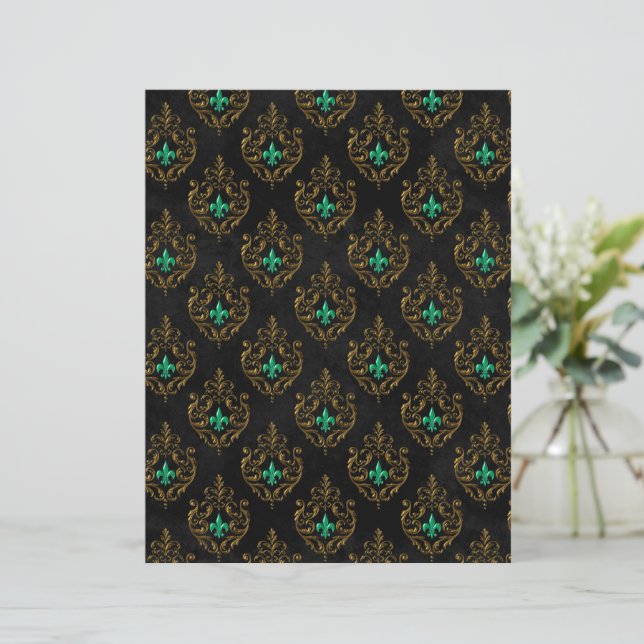 Antigo e Dourado Livro Branco francês (Em pé/Frente)