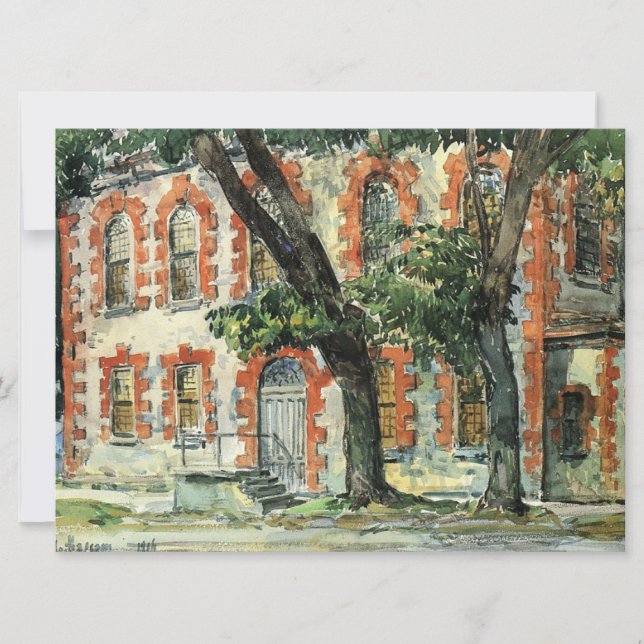 Antigo Edifício Holandês em Fishkill, Nova Iorque (Frente)