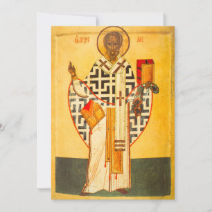 Antigo ícone russo da Rua. Nicholas