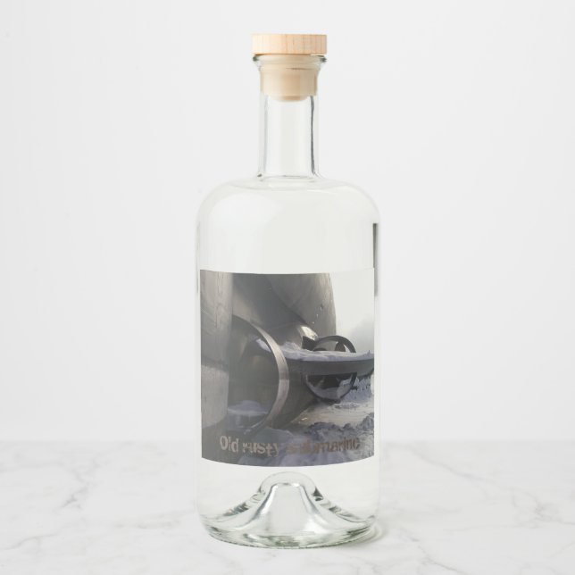 Antigo submarino na neve (Frente)