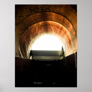 Antigo vagão coberto pelo oeste 05 Poster