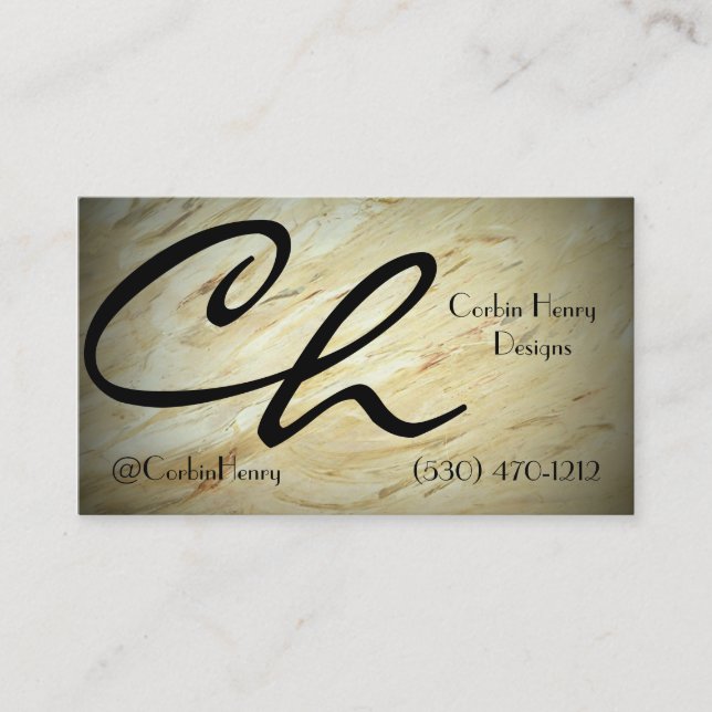 Antigos Cartões de visitas Marble do Mundo (Frente)