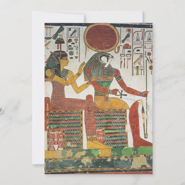 Antigos convites para cavalos egípcios (Frente)