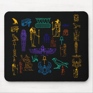 Antigos Hieroglifos Mousepad do Egito