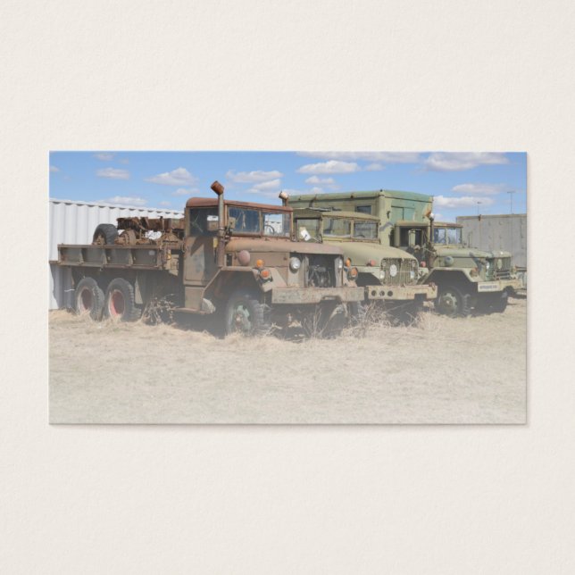 antigos veículos do exército (Frente)