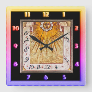 Antiguamente relógio de sol pré-histórico com um r