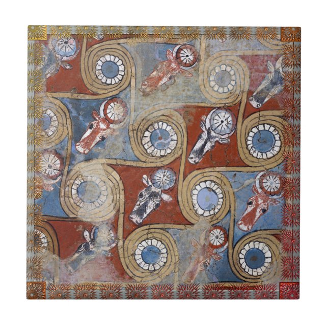 Antiguidade Amenhotep Egípcia Cinza Azul (Frente)