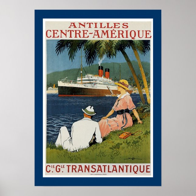 Antilles Center Amerique Poster (Frente)