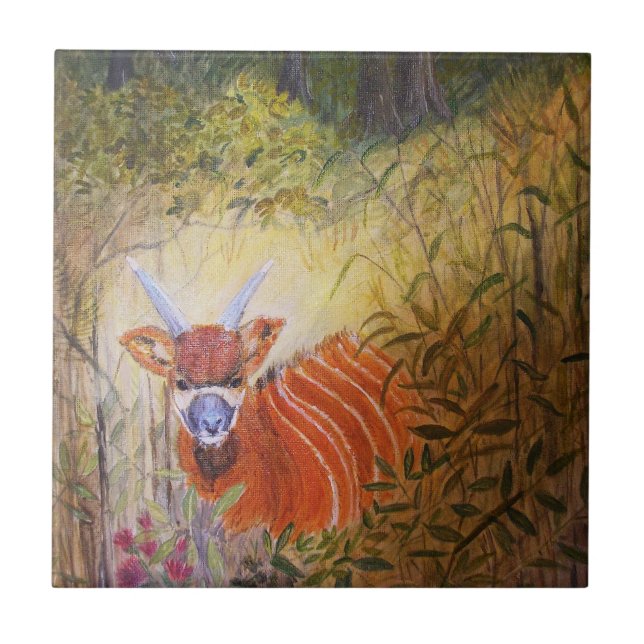 Antílope dos bongos da pintura (Frente)