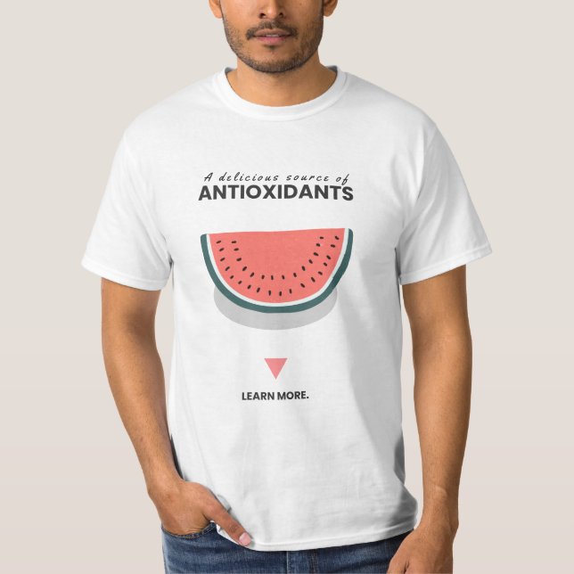 Antioxidantes de melancia sem Camisa T da Palestin (Frente)