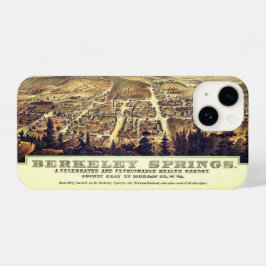 Antiquado Mapa Vintage Berkeley Primavera W.Va. 18