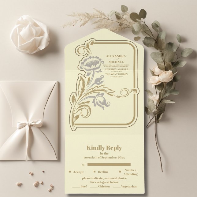 Antique Art Nouveau Wedding (Criador carregado)