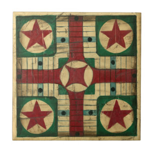 Antique Parcheesi - Conselho de Jogo por Ethan Har