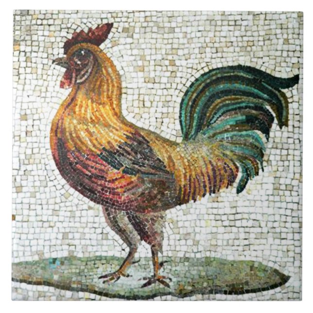 ANTIQUE ROMAN MOSAICS/ROOSTER MONOGRAM (Frente)