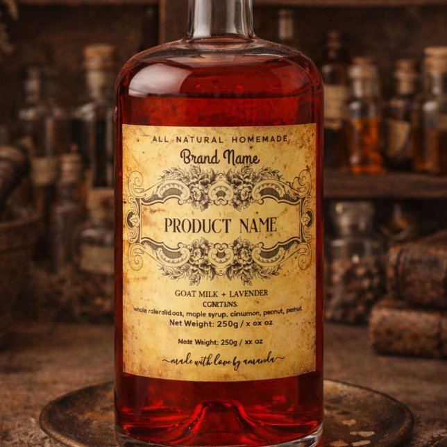 Antique Vintage Apothecary Style Labels (Criador carregado)