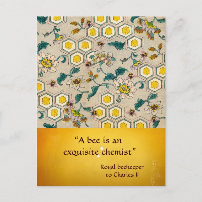 ANTÍQUIO HONEY BEER BEEKER, CARTÃO POSTAL DE APOIO (Frente)