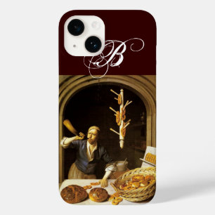 ANTÍQUIO OVEN BAKER, MONOGRAMA COMPRE DE PÃO BAK