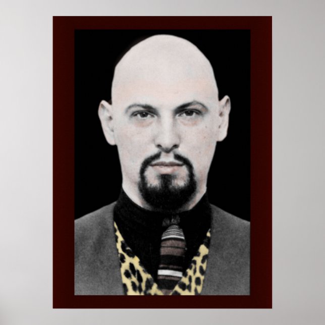 Anton LaVey Portrait Poster 18x24 (Frente)