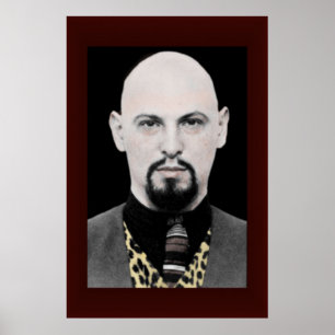 Anton LaVey Portrait Poster BIG 24x36