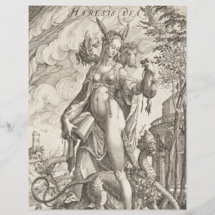 Antonius Eisenhoit - Haeresis Dea Scrapbook Paper