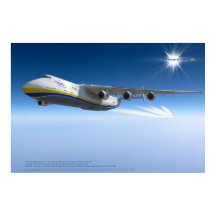 Antonov An-225 Mriya: Arte 3D Poster Fotorealista