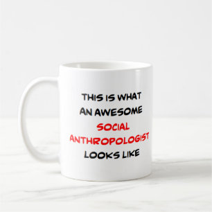 antropólogo social, caneca de café incrível