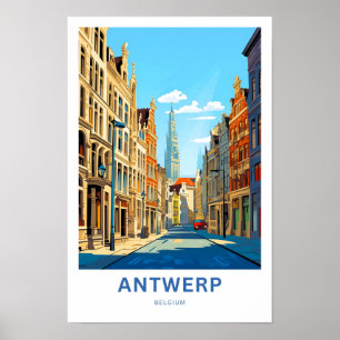 Antwerp Belgium Viagem Impressão