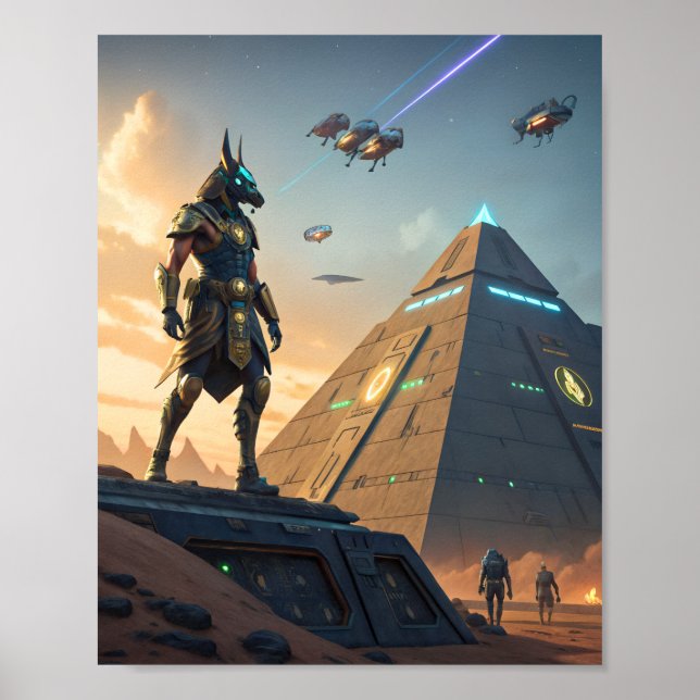 Anubis: Guerra pelo Poster do Cosmos (Frente)