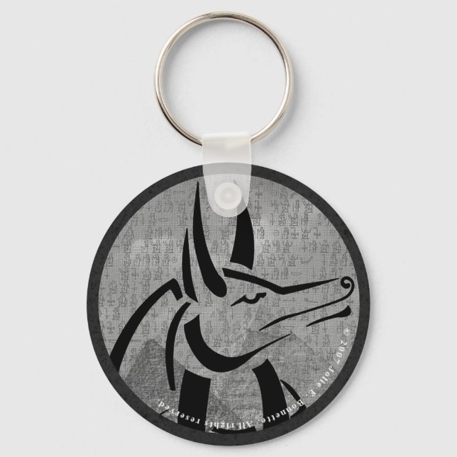 Anubis Round Chaveiro (Frente)