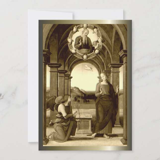 Anunciação da Virgem Abençoada Maria (Frente)