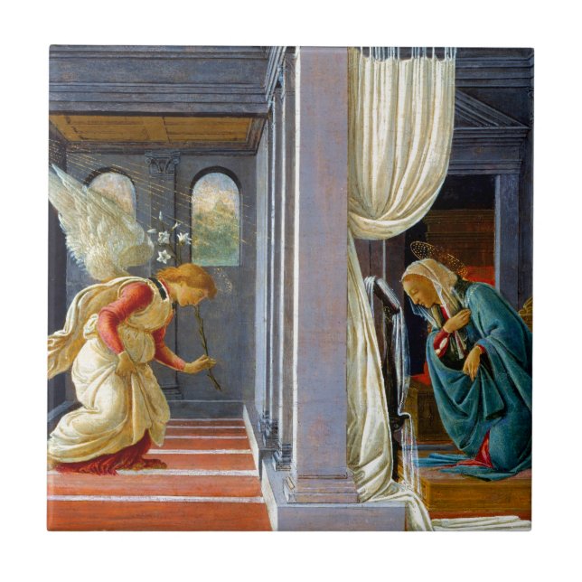 Anunciação de Botticelli (Frente)
