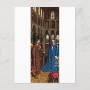 Anunciação de Van Eyck Premium Luz da Catedral