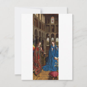 Anunciação de Van Eyck Premium Luz da Catedral