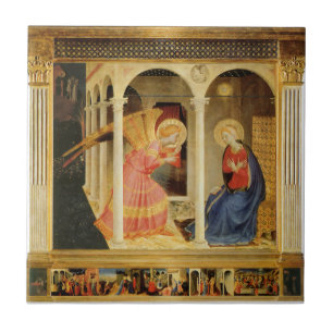 Anunciação por Fra Angelico, Arte Fina Renascentis