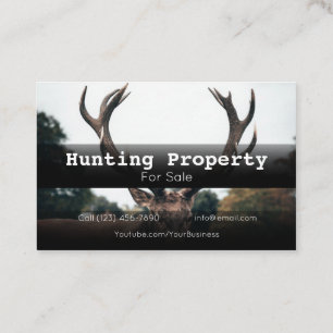 Anuncie Hunting Property Company Cartão de visita