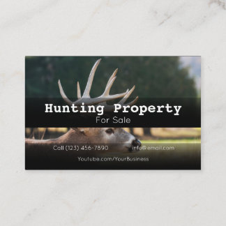 Anuncie Hunting Property Company Cartão de visita