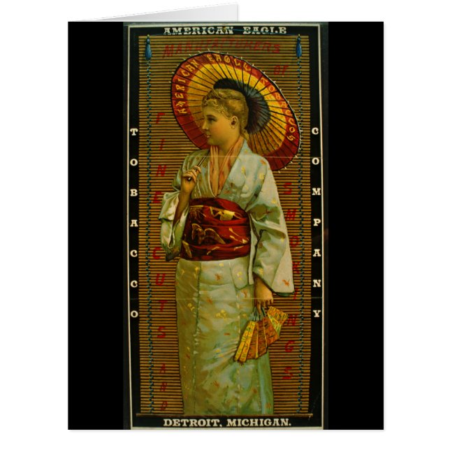 Anúncio 1884 do tabaco (Frente)