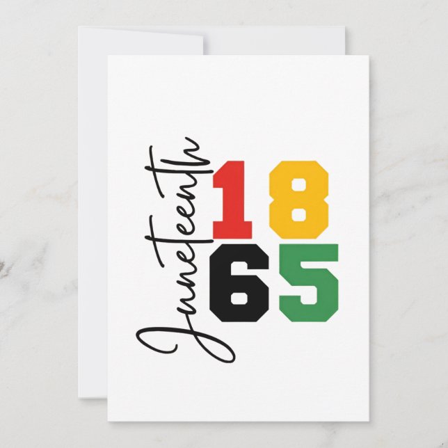 Anúncio 18 de junho de 1865 Dia da Independência Real (Frente)