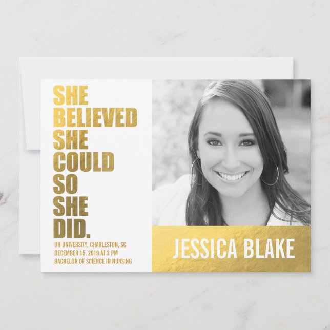 Anúncio 311 Ela Acreditava Que Podia Assim Que Se Formou (Frente)