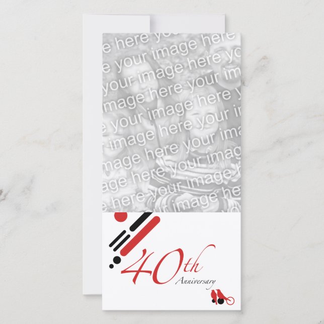 Anúncio 40.o Aniversário (aves mod) (Frente)