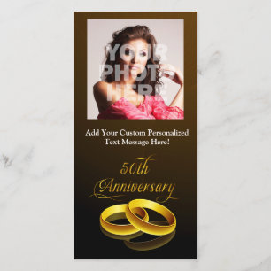 Anúncio 50º aniversário Script Dourado